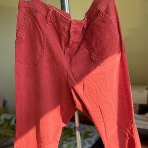Old Navy pixie red jeans